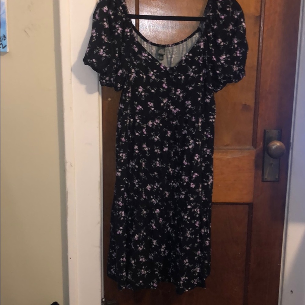 Black floral, wild fable dress